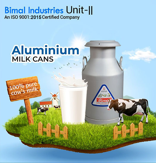 Aluminium Milk Can